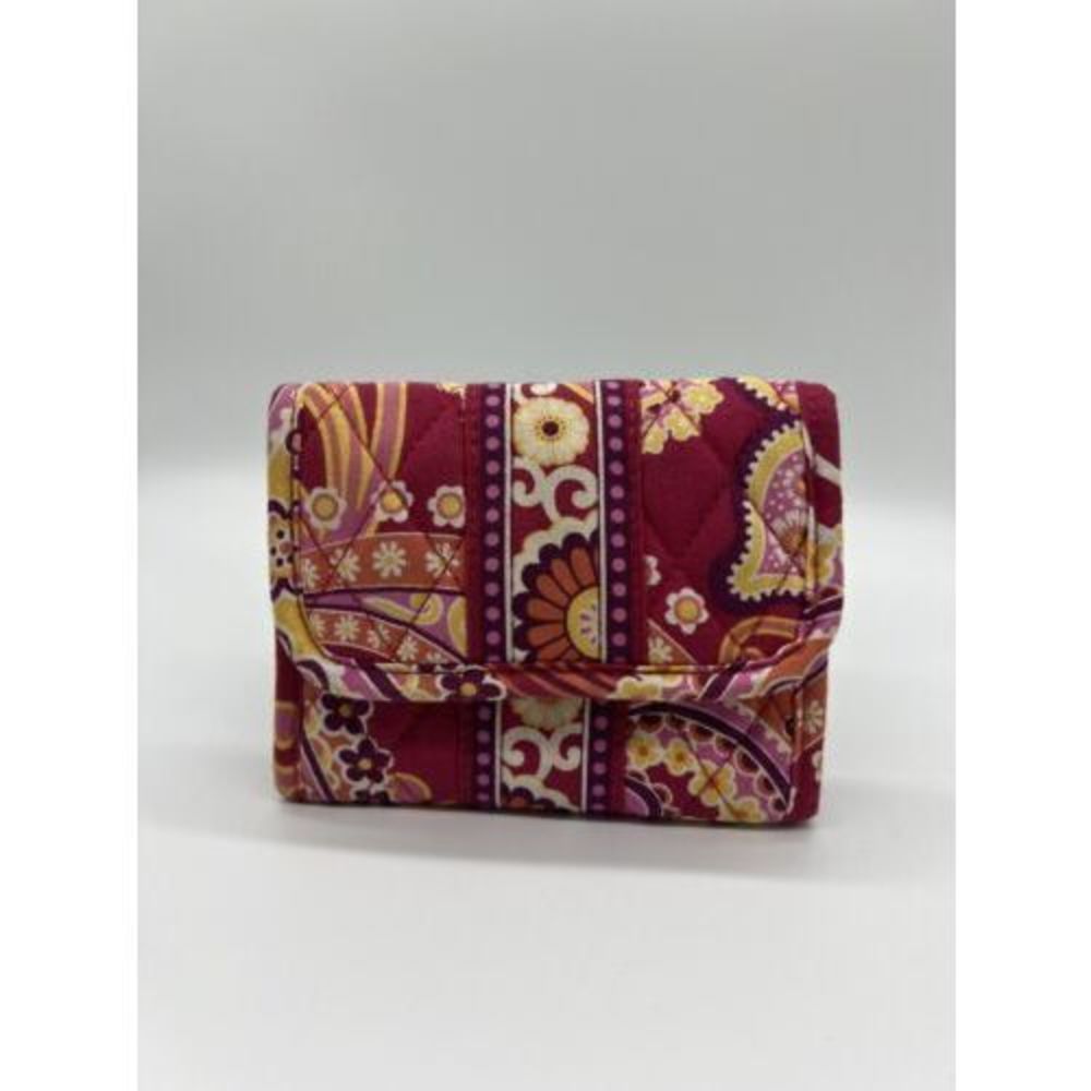 LIGHTLY USED Vera Bradley Women's RFID Compact Wallet